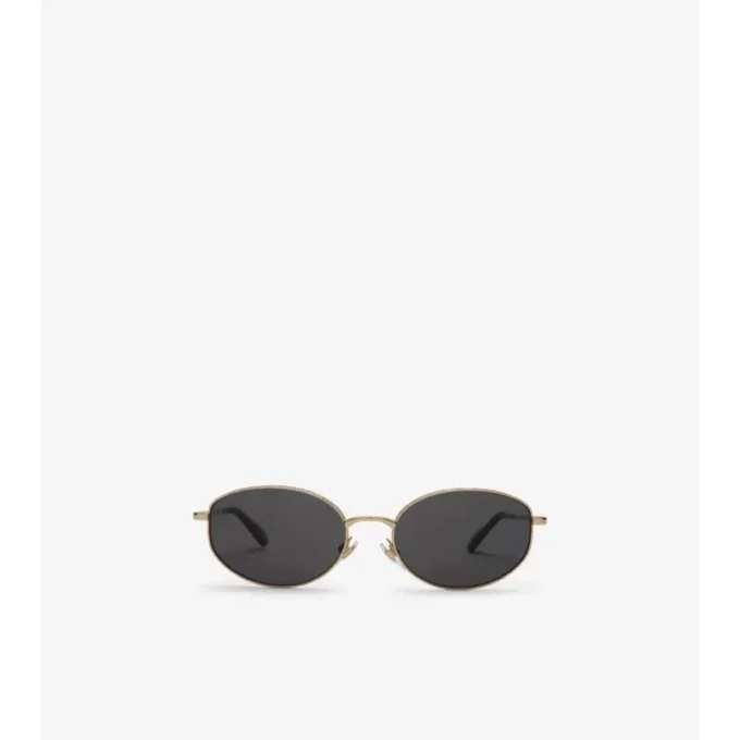 Ochelari de soare ovali Metal Check Ochelari de soare ovali Metal Check