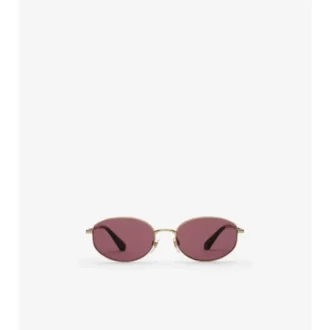 Ochelari de soare ovali Metal Check
