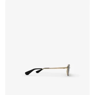Ochelari de soare ovali Metal Check Ochelari de soare ovali Metal Check