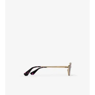 Ochelari de soare ovali Metal Check