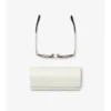 Ochelari de soare ovali Metal Check Ochelari de soare ovali Metal Check