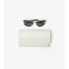 Ochelari de soare pătrați cu logo metalic Ochelari de soare pătrați cu logo metalic