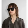 Ochelari de soare pătrați cu model în relief Ochelari de soare pătrați cu model în relief