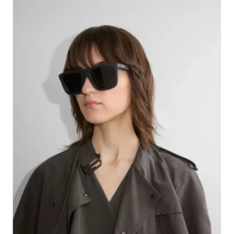 Ochelari de soare pătrați cu model în relief