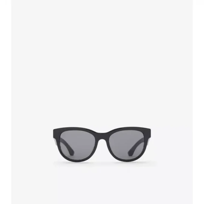 Ochelari de soare rotunzi cu model în carouri