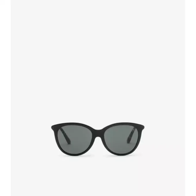 Ochelari de soare rotunzi cu model Tubular Check Ochelari de soare rotunzi cu model Tubular Check