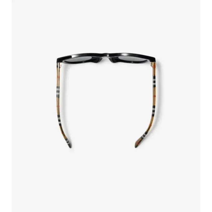 Ochelari de soare rotunzi cu model Tubular Check Ochelari de soare rotunzi cu model Tubular Check