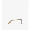 Ochelari de soare rotunzi cu model Tubular Check Ochelari de soare rotunzi cu model Tubular Check