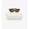 Ochelari de soare rotunzi cu model Tubular Check Ochelari de soare rotunzi cu model Tubular Check