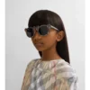 Ochelari de soare Teddy Bear cu model în carouri Ochelari de soare Teddy Bear cu model în carouri
