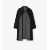 Palton lung reversibil din lână cu imprimeu în carouri Parkbury Car Coat