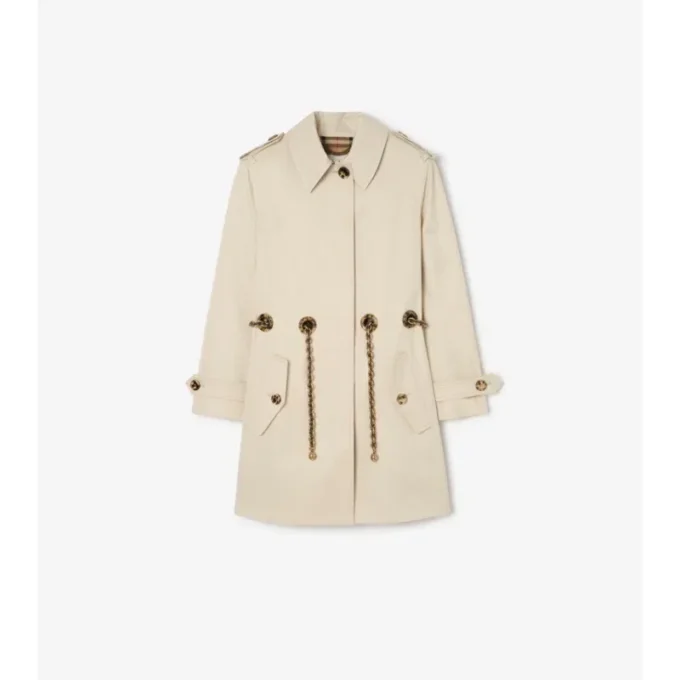 Palton scurt Stonehaven din Gabardine Car Coat Palton scurt Stonehaven din Gabardine Car Coat