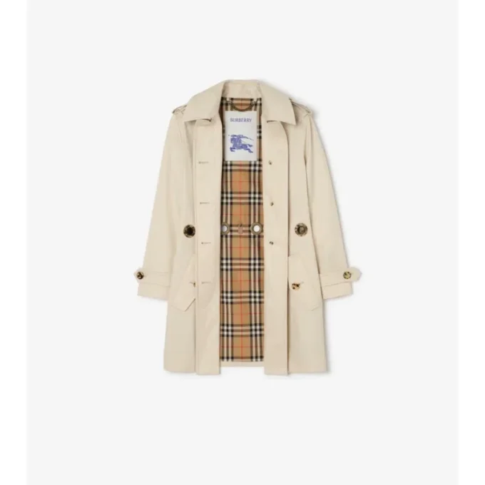 Palton scurt Stonehaven din Gabardine Car Coat Palton scurt Stonehaven din Gabardine Car Coat