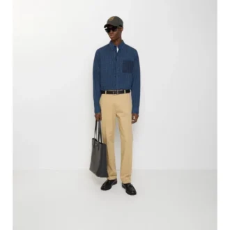Pantaloni chino din bumbac twill