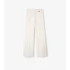 Pantaloni croiți din amestec de bumbac