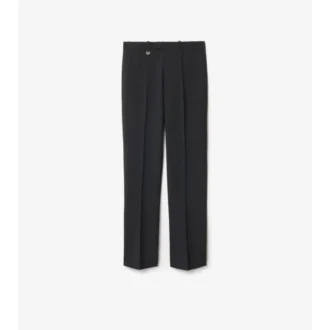 Pantaloni croiți din amestec de lână