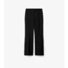 Pantaloni croiți din amestec de lână Pantaloni croiți din amestec de lână