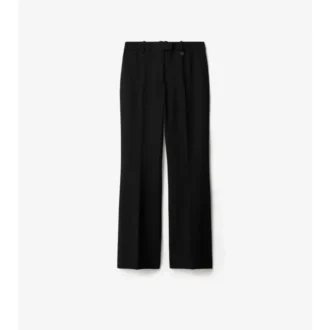 Pantaloni croiți din amestec de lână