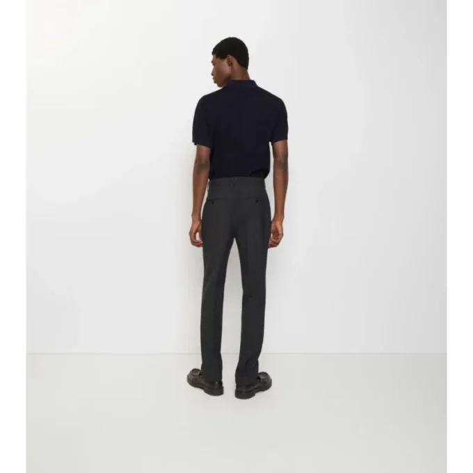 Pantaloni croiți din amestec de lână