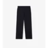 Pantaloni croiți din bumbac și in Pantaloni croiți din bumbac și in