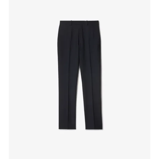 Pantaloni croiți din lână Pantaloni croiți din lână