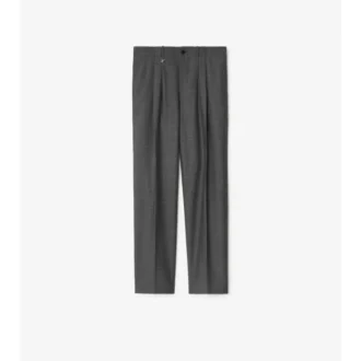 Pantaloni croiți din lână Pantaloni croiți din lână