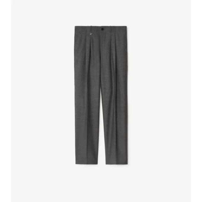 Pantaloni croiți din lână