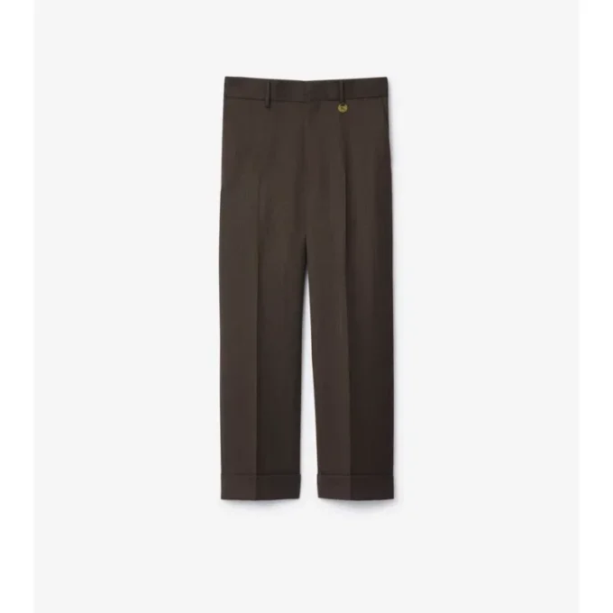 Pantaloni croiți din lână