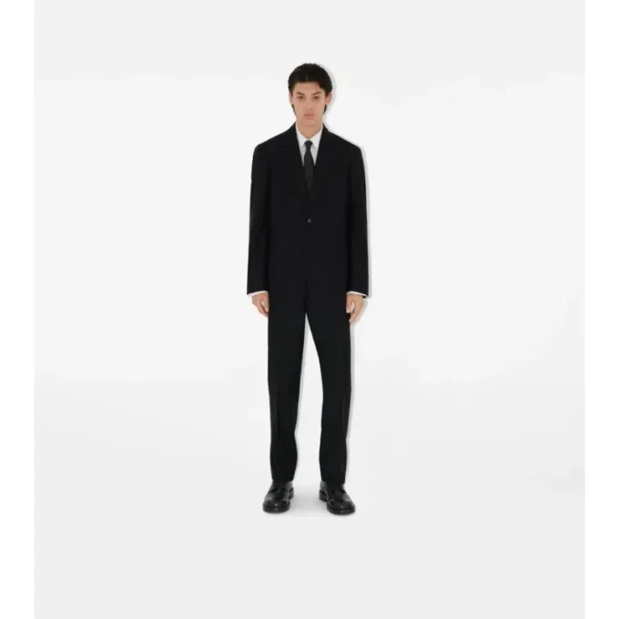 Pantaloni croiți din lână