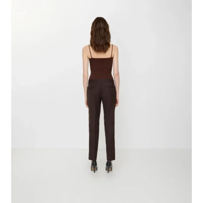 Pantaloni croiți din lână