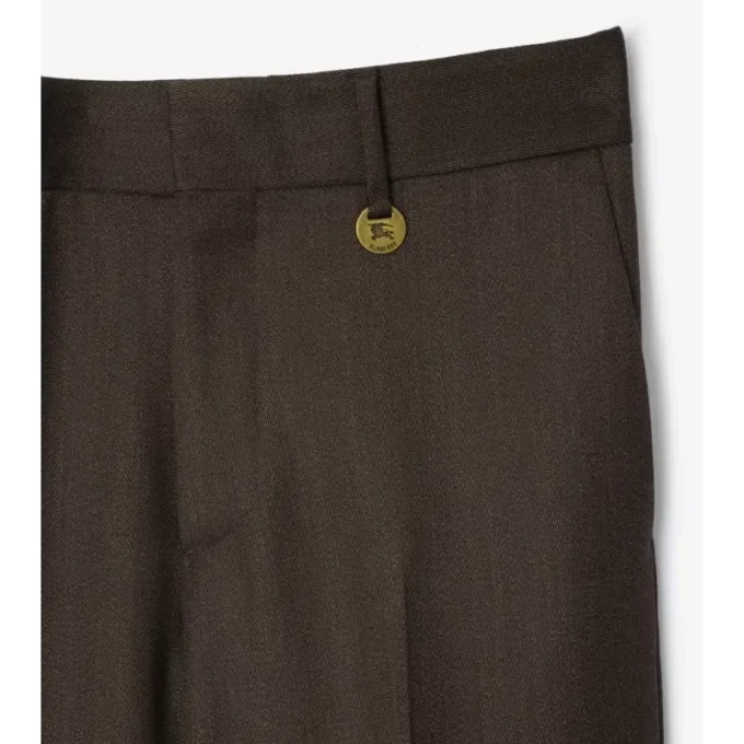 Pantaloni croiți din lână