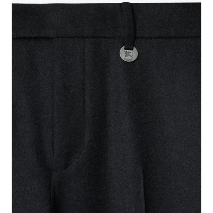 Pantaloni croiți din lână Pantaloni croiți din lână