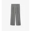 Pantaloni croiți din lână cu imprimeu Puppytooth Check