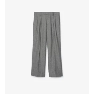 Pantaloni croiți din lână cu imprimeu Puppytooth Check