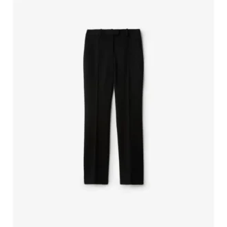 Pantaloni croiți din lână Grain De Poudre