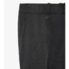 Pantaloni croiți din lână și cașmir cu model în carouri