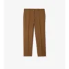 Pantaloni croiți din lână și mohair Pantaloni croiți din lână și mohair