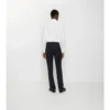 Pantaloni croiți din lână și mohair