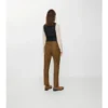 Pantaloni croiți din lână și mohair Pantaloni croiți din lână și mohair