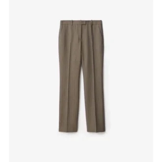Pantaloni croiți din lână Moulina