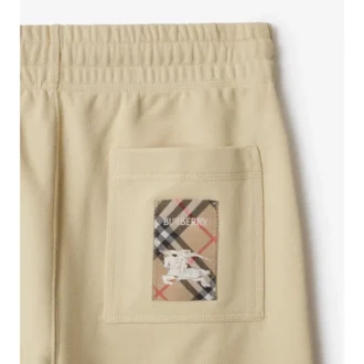 Pantaloni de jogging din bumbac Check Label