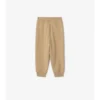 Pantaloni de jogging din bumbac cu bordură în carouri