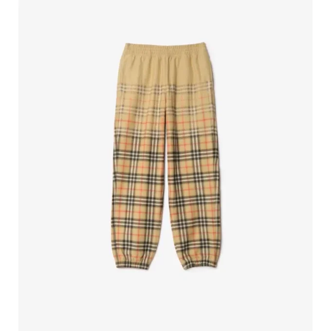 Pantaloni de jogging din bumbac cu imprimeu în degrade