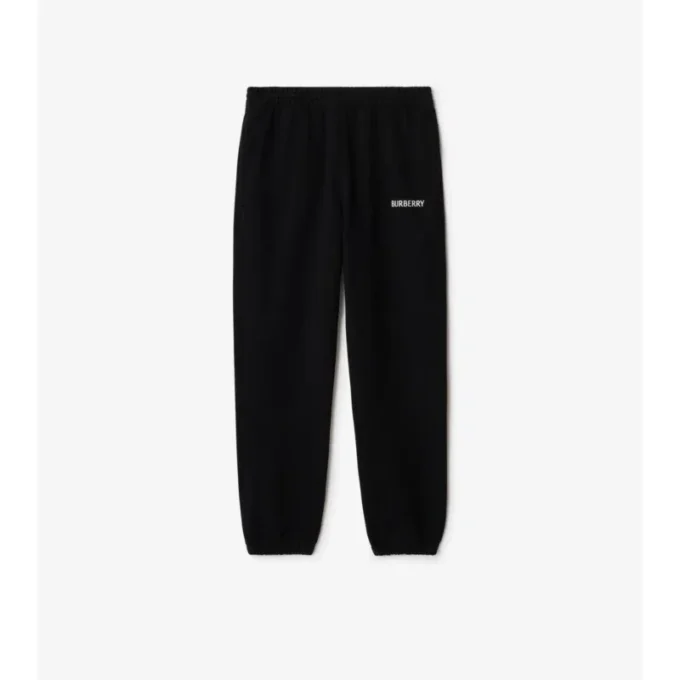 Pantaloni de jogging din bumbac cu logo Pantaloni de jogging din bumbac cu logo