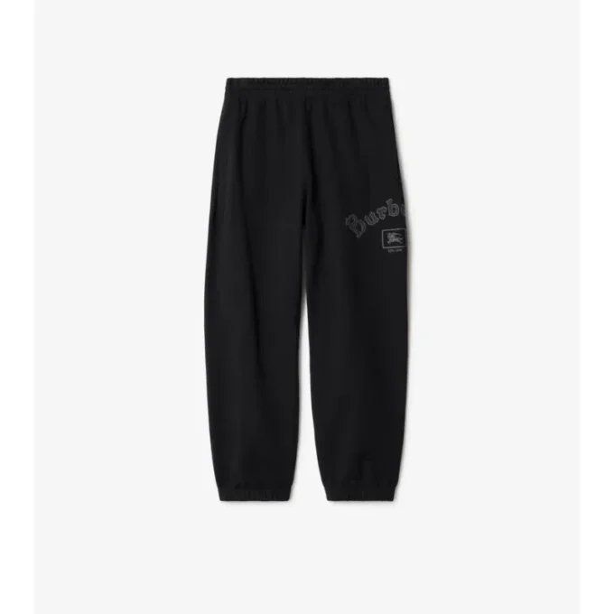Pantaloni de jogging din bumbac cu logo gotic