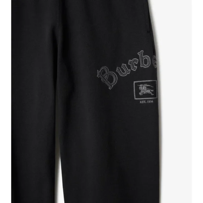 Pantaloni de jogging din bumbac cu logo gotic