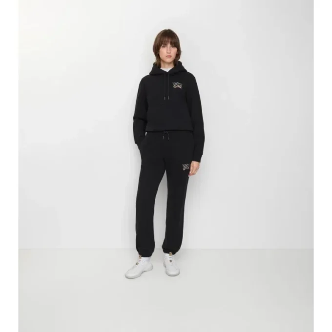 Pantaloni de jogging din bumbac cu model Ekd Check