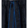 Pantaloni de pijama din mătase cu imprimeu de floarea-soarelui