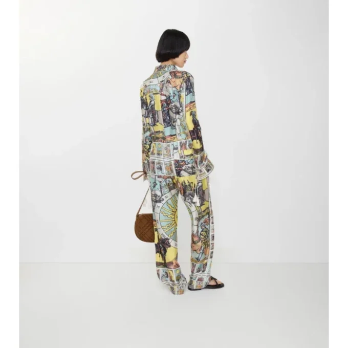 Pantaloni de pijama din mătase Tarot Pantaloni de pijama din mătase Tarot