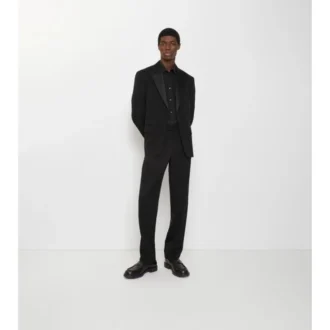 Pantaloni de smoking din lână Grain De Poudre